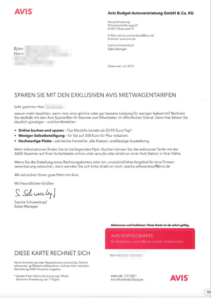 Avis Brief - © Björn Michael Teichmann