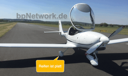 Har­tes Auf­set­zen – Rei­fen geplatzt