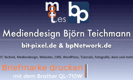 Inter­net-Brief­mar­ke mit dem Bro­ther <span class="caps">QL-710W</span> drucken