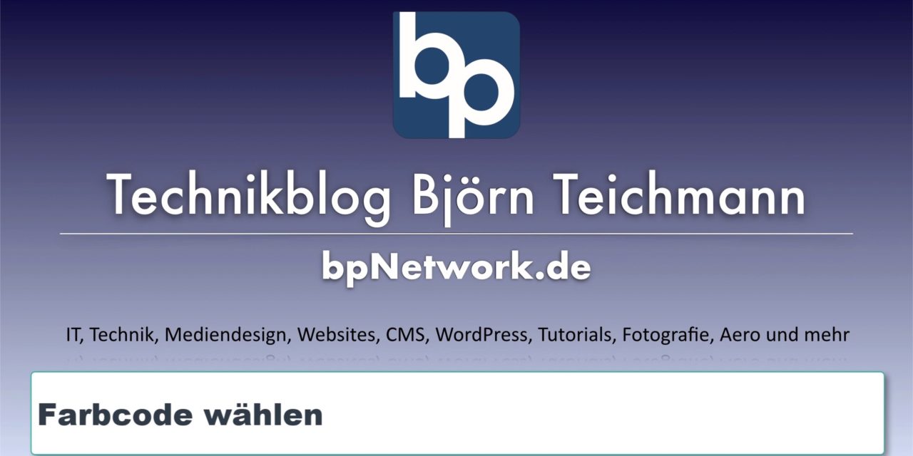 Hex Farb­code erstellen