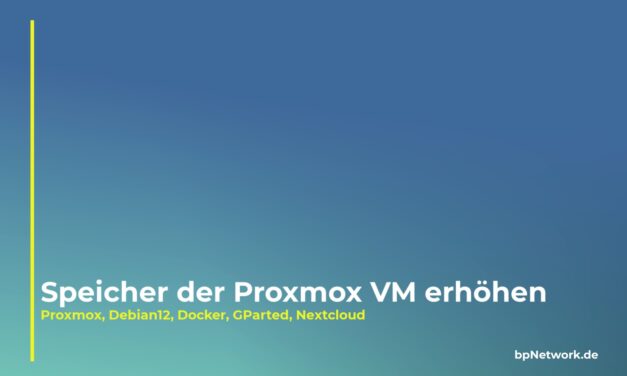 Fest­plat­ten-Par­ti­ti­on bei einer Pro­xm­ox <span class="caps">VM</span> ver­grö­ßern – für Anfänger